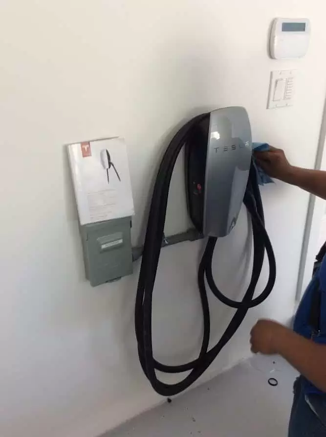 EV charger installation in Portland, ME by Simply Electric